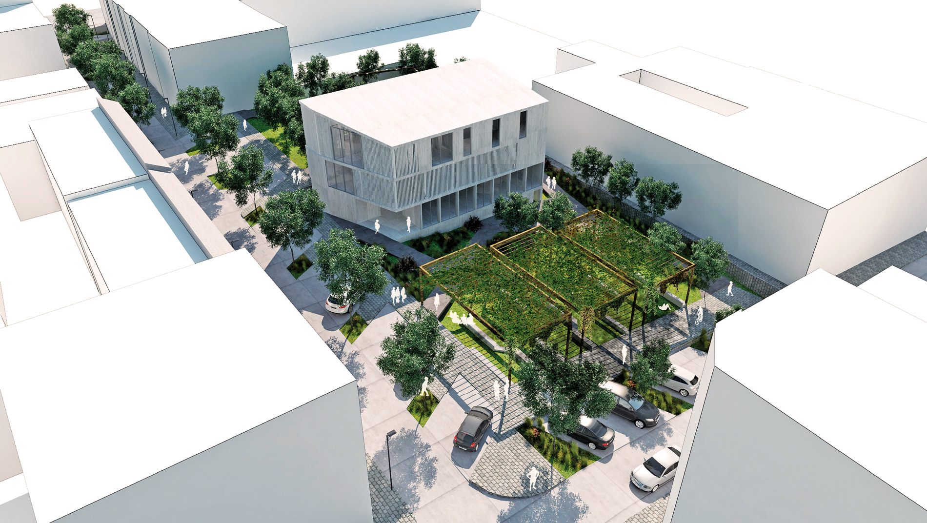 Parque urbano y albergue 1