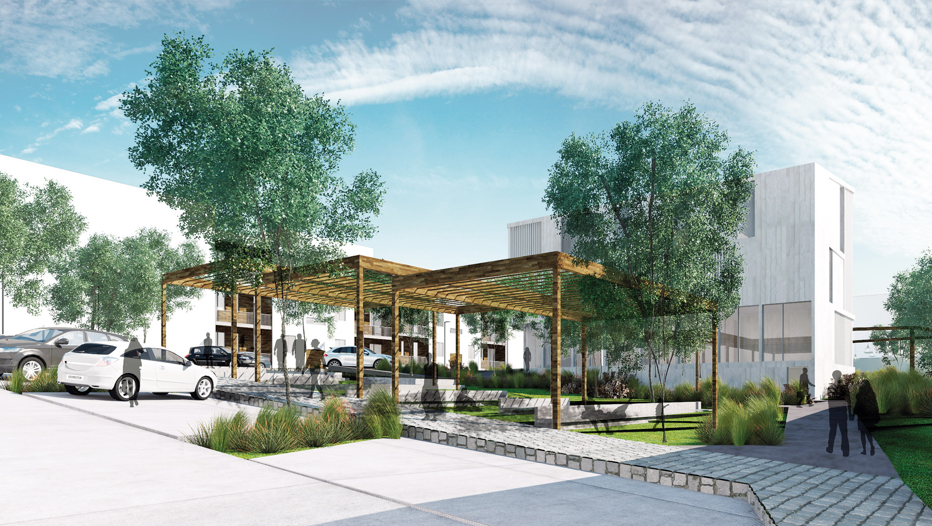 Parque urbano y albergue 3
