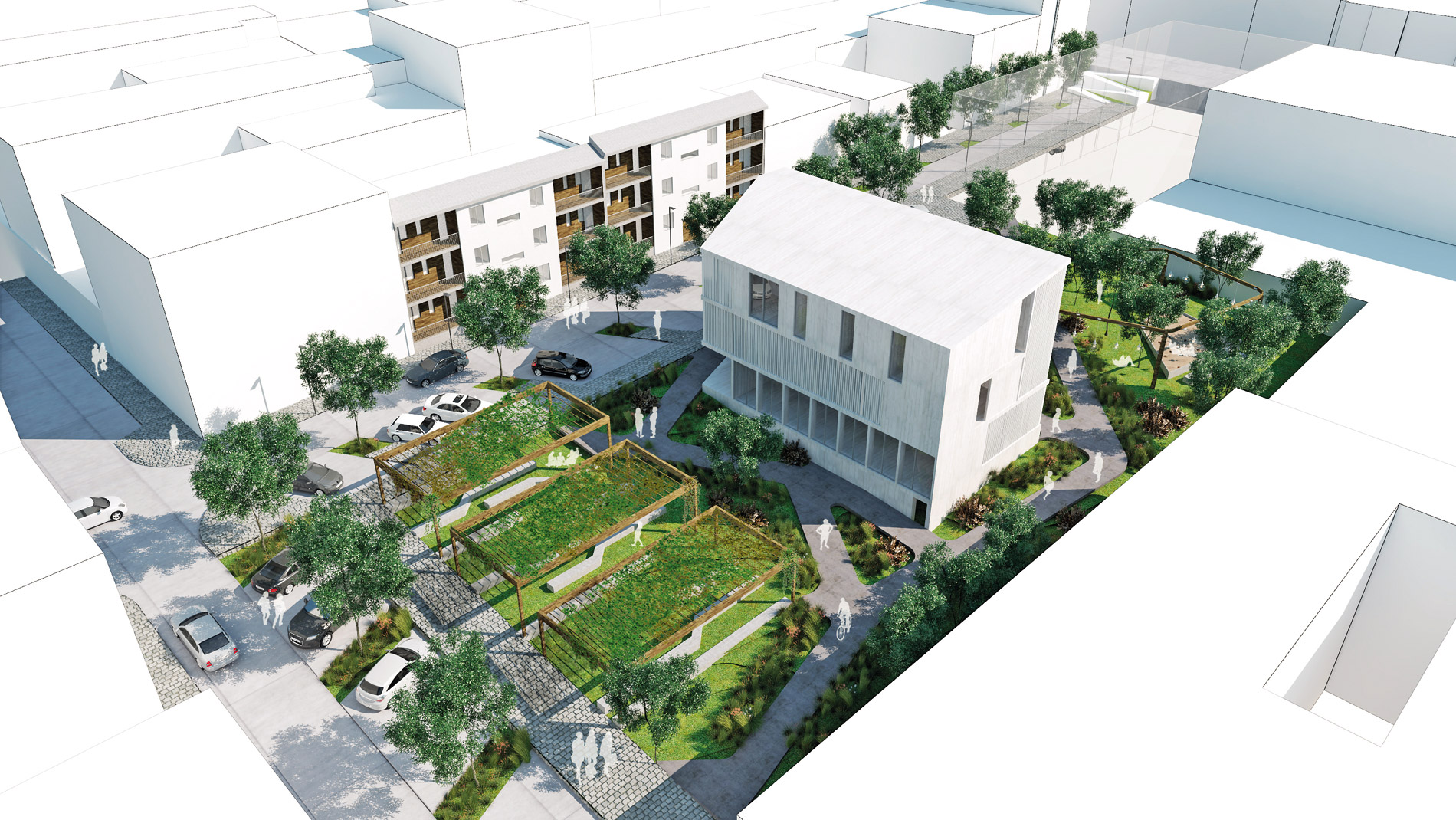 Parque urbano y albergue 4