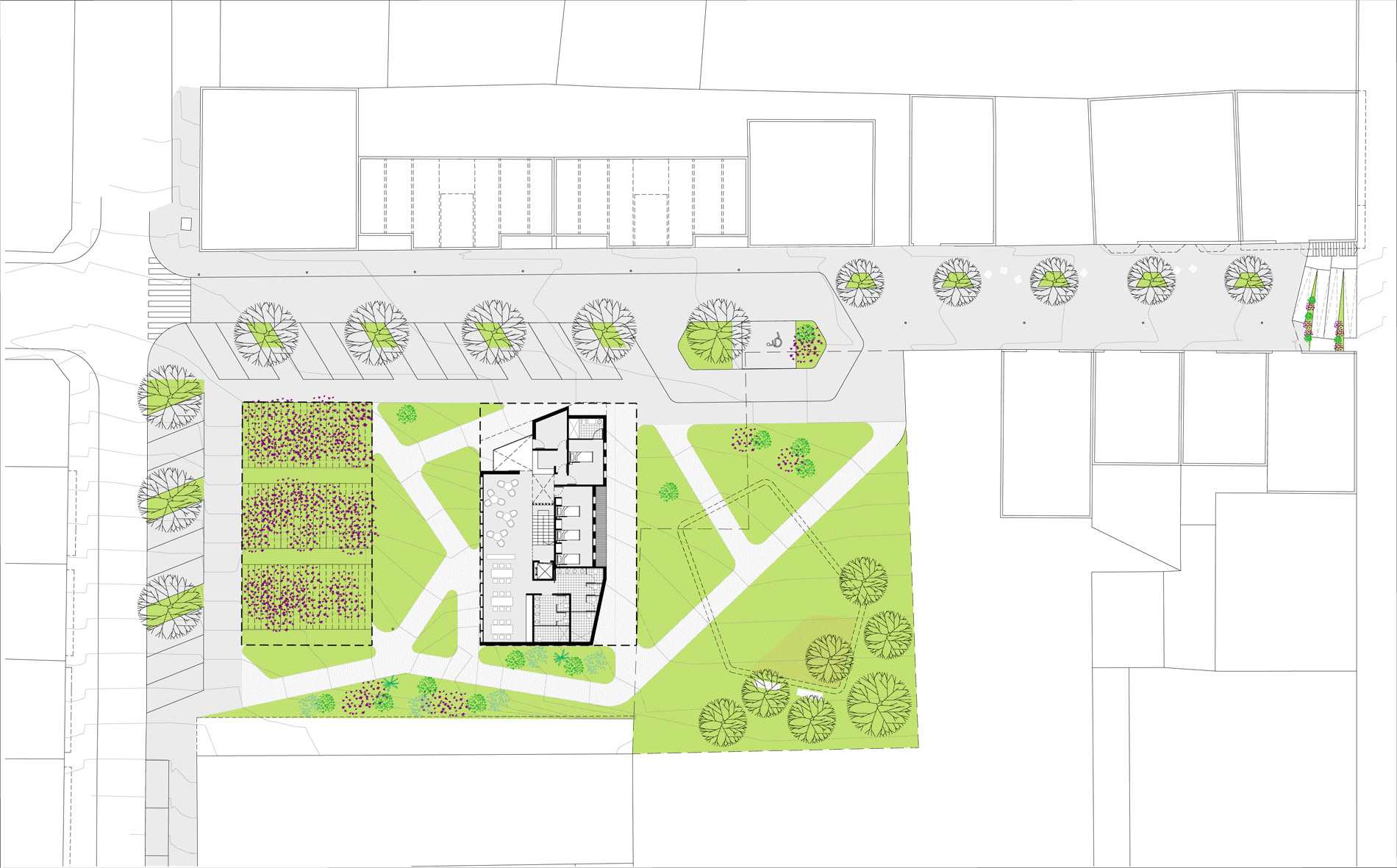 Parque urbano y albergue 5